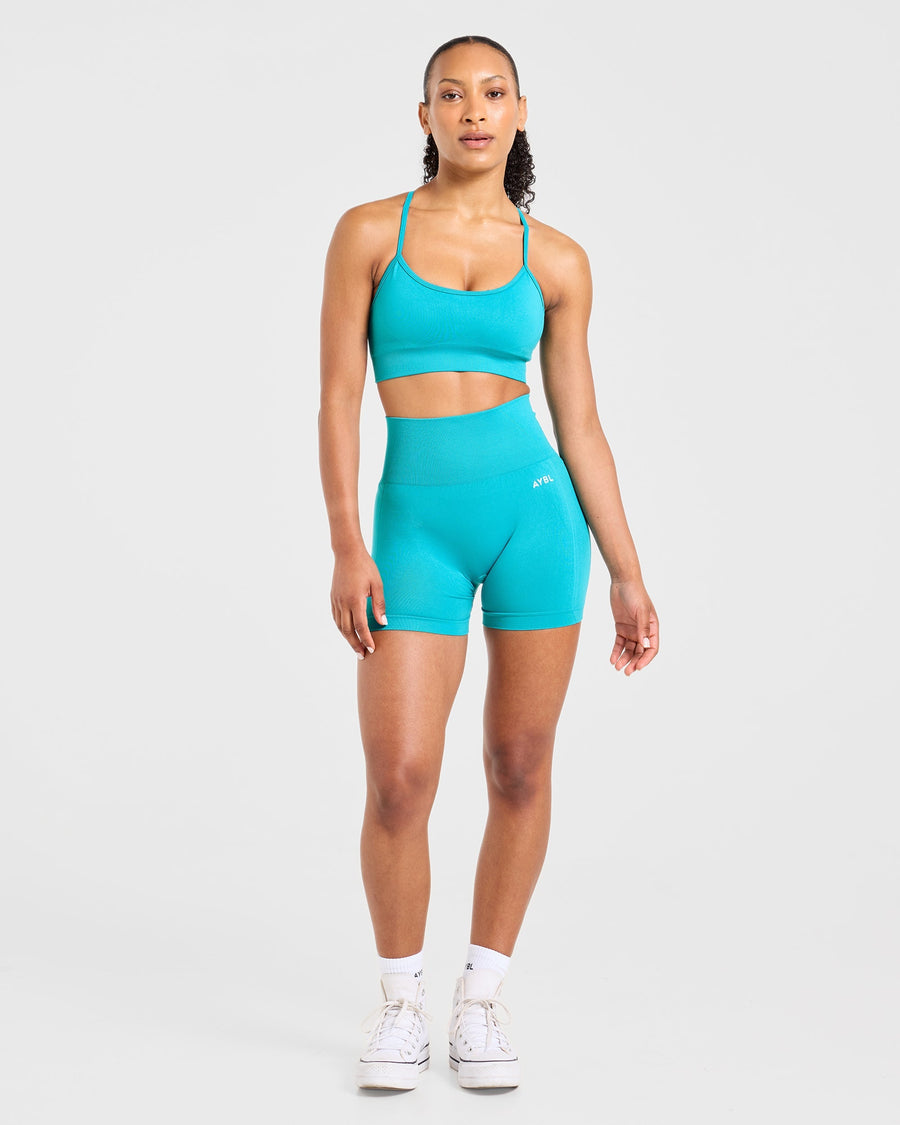 Empower Seamless Sports Bra - Deep Teal
