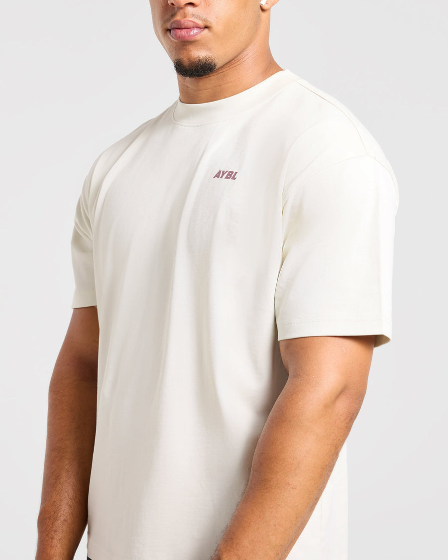 Iron Paradise Oversized T Shirt - Off Blanc
