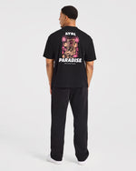 Iron Paradise Oversized T Shirt - Noir