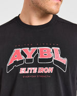 AYBL Elite Iron Oversized T Shirt - Noir