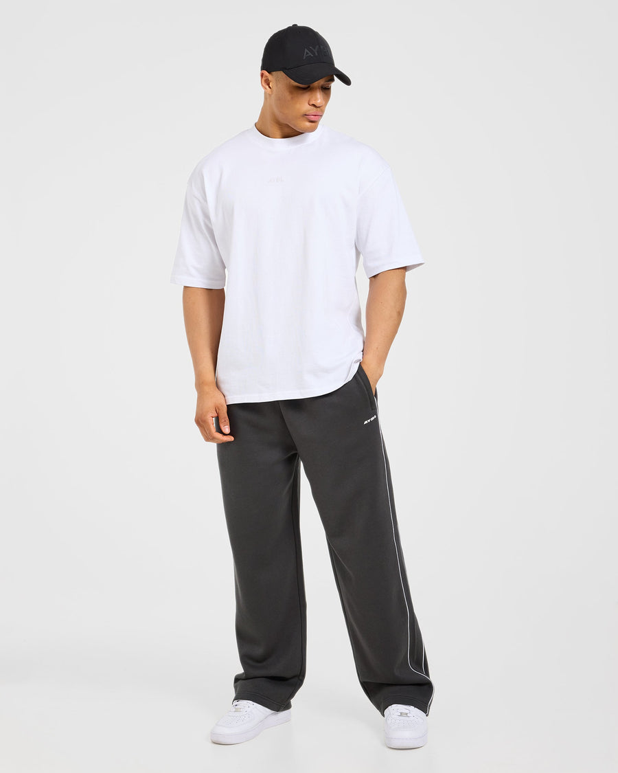 Restore Oversized Straight Leg Joggers - Charcoal