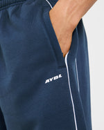 Restore Oversized Straight Leg Joggers - Navy Blue