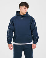 Restore Oversized Hoodie - Navy Blue