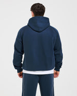 Restore Oversized Hoodie - Navy Blue