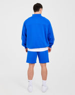 Restore Oversized 1/4 Zip Pullover - Cobalt