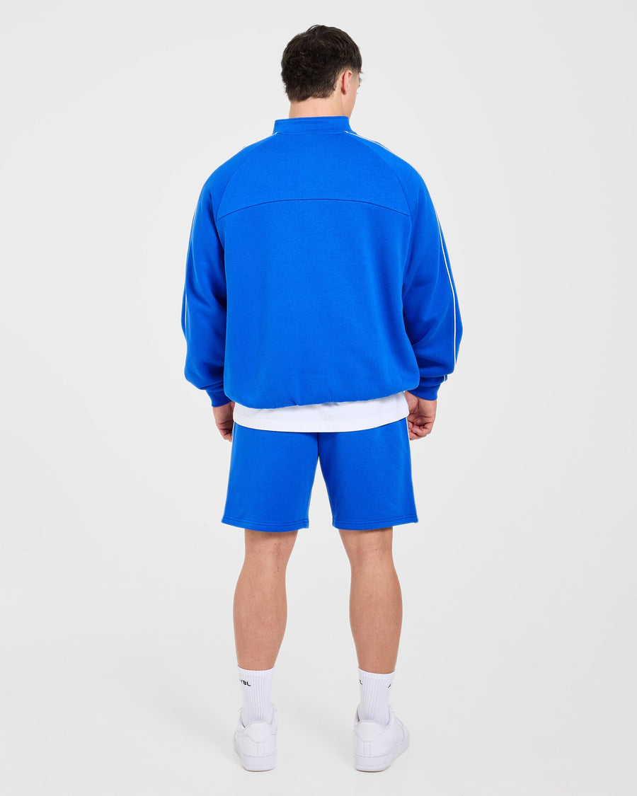 Restore Oversized 1/4 Zip Pullover - Cobalt