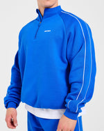 Restore Oversized 1/4 Zip Pullover - Cobalt