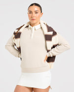 Signature Long Sleeve Polo - Sand