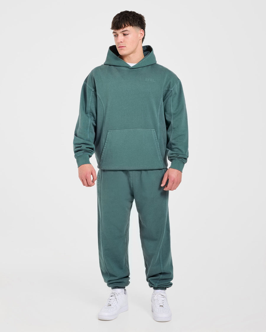 Lift Club Distressed Joggers - Washed Teal
