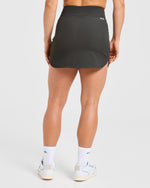 Classic Skort - Charcoal