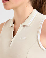Classic Pleated Dress - Sand