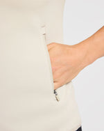 Classic 1/4 Zip Vest - Sand