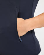 Classic 1/4 Zip Vest - Navy Bleu