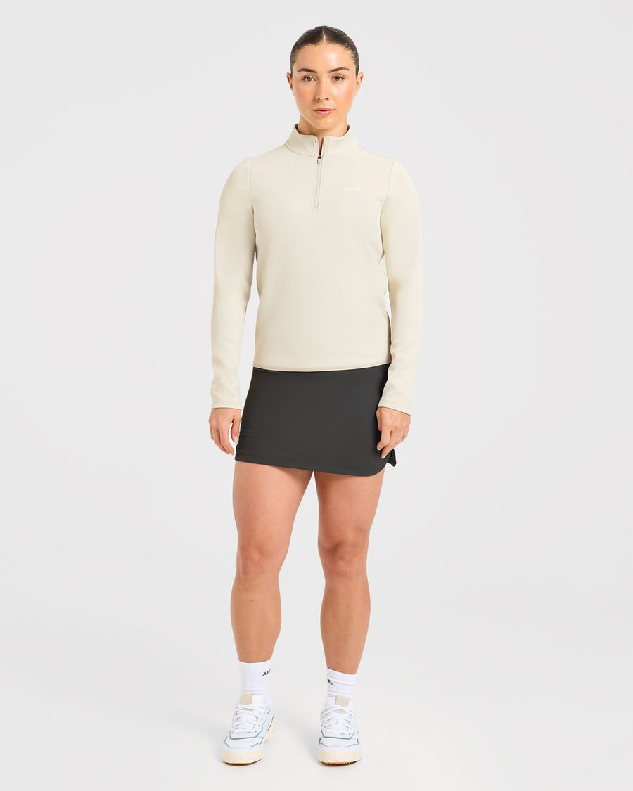 Classic 1/4 Zip Pullover - Sand
