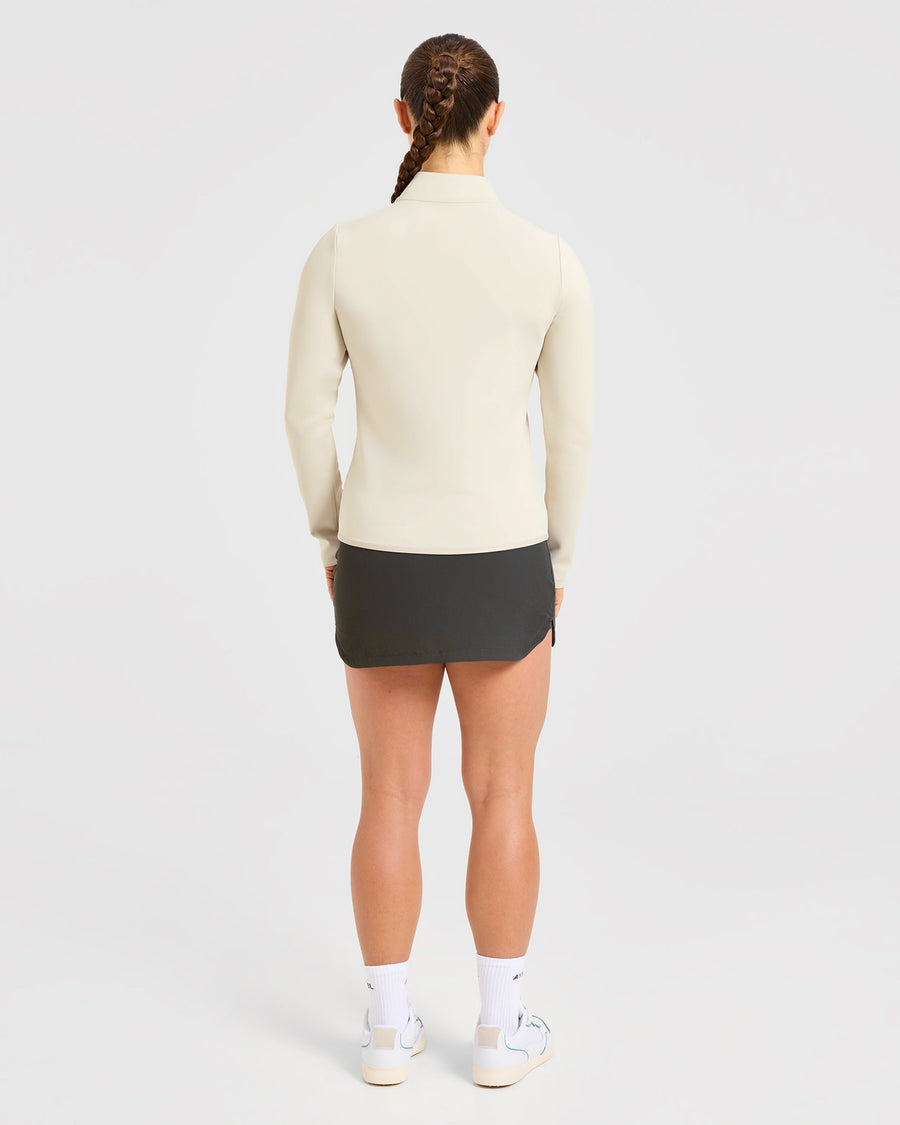 Classic 1/4 Zip Pullover - Sand