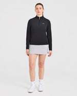 Classic 1/4 Zip Pullover - Noir