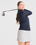 Classic 1/4 Zip Pullover - Navy Bleu