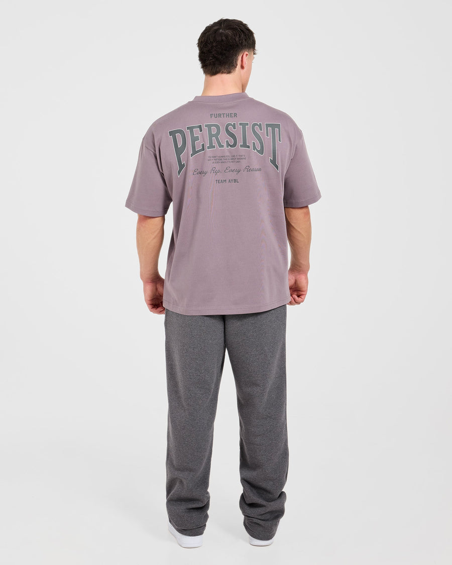 Cam Kissel x Persist Oversized T Shirt - Mauve