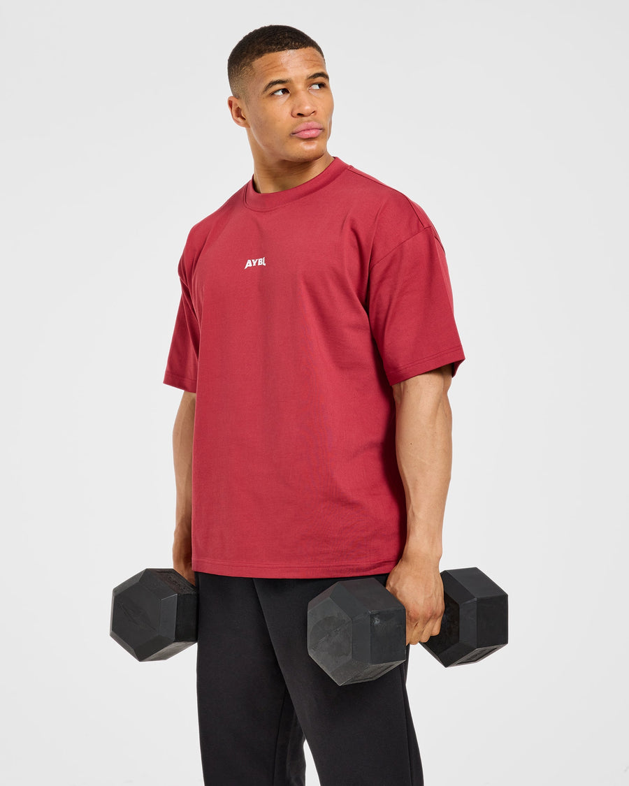 Wesley Vissers X Beyond Limits Oversized T Shirt - Rouge