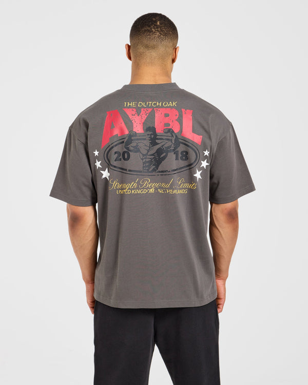 Wesley Vissers X Beyond Limits Oversized T Shirt - Charcoal