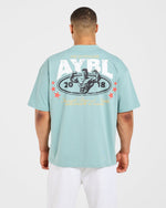 Wesley Vissers X Beyond Limits Oversized T Shirt - Aqua Mint