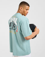 Wesley Vissers X Beyond Limits Oversized T Shirt - Aqua Mint