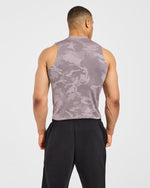 Camo Seamless Tank - Woodland Taupe