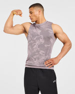 Camo Seamless Tank - Woodland Taupe