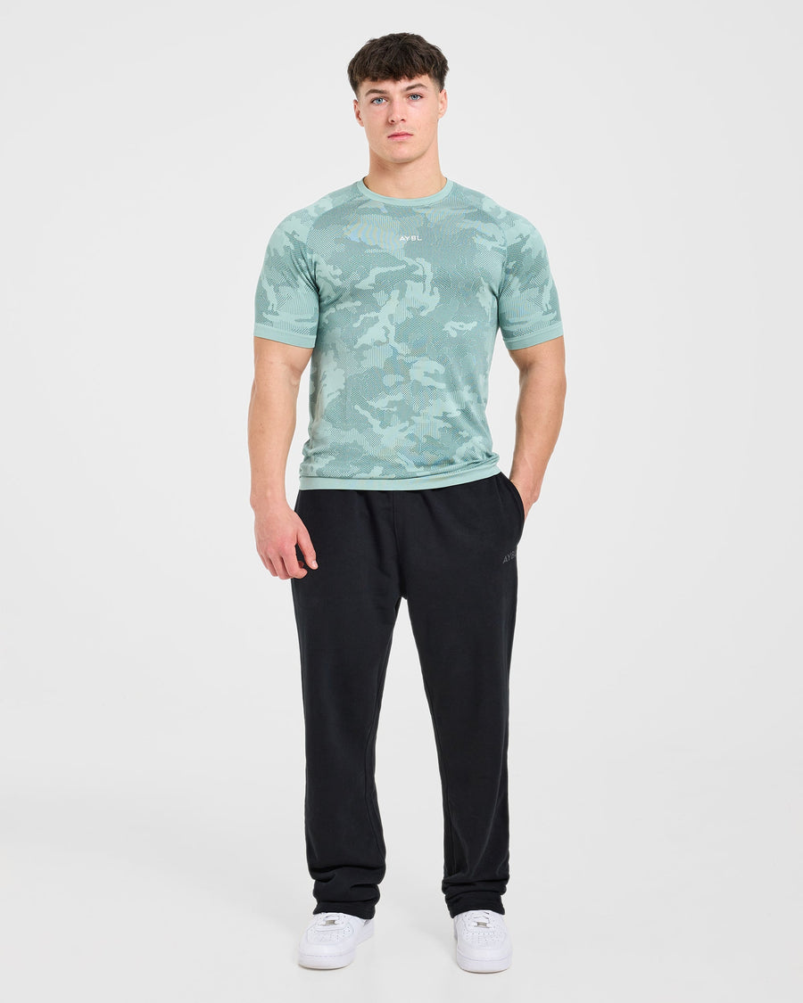 Camo Seamless T Shirt - Mist Sage