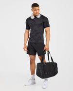 Camo Seamless T Shirt - Noir