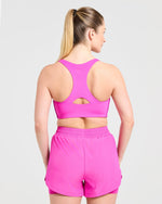 Run Sports Bra - Vibrant Magenta