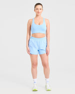 Run Sports Bra - Spring Bleu