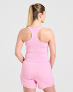 Run Ruched Tank - Spring Rose