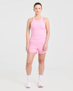 Run Ruched Tank - Spring Rose