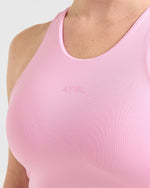 Run Ruched Tank - Spring Rose