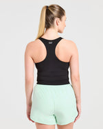 Run Ruched Tank - Noir