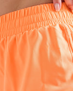 Run Ruched Shorts - Vibrant Apricot