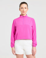 Run 1/2 Zip Jacket - Vibrant Magenta