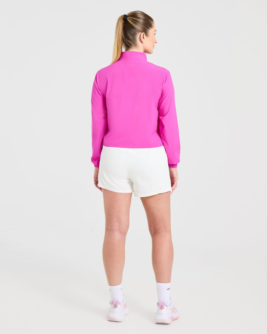 Run 1/2 Zip Jacket - Vibrant Magenta