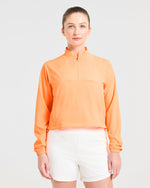 Run 1/2 Zip Jacket - Vibrant Apricot