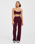 Form Flared Leggings - Deep Mulberry