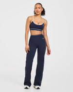 Form Flared Leggings - Muted Navy