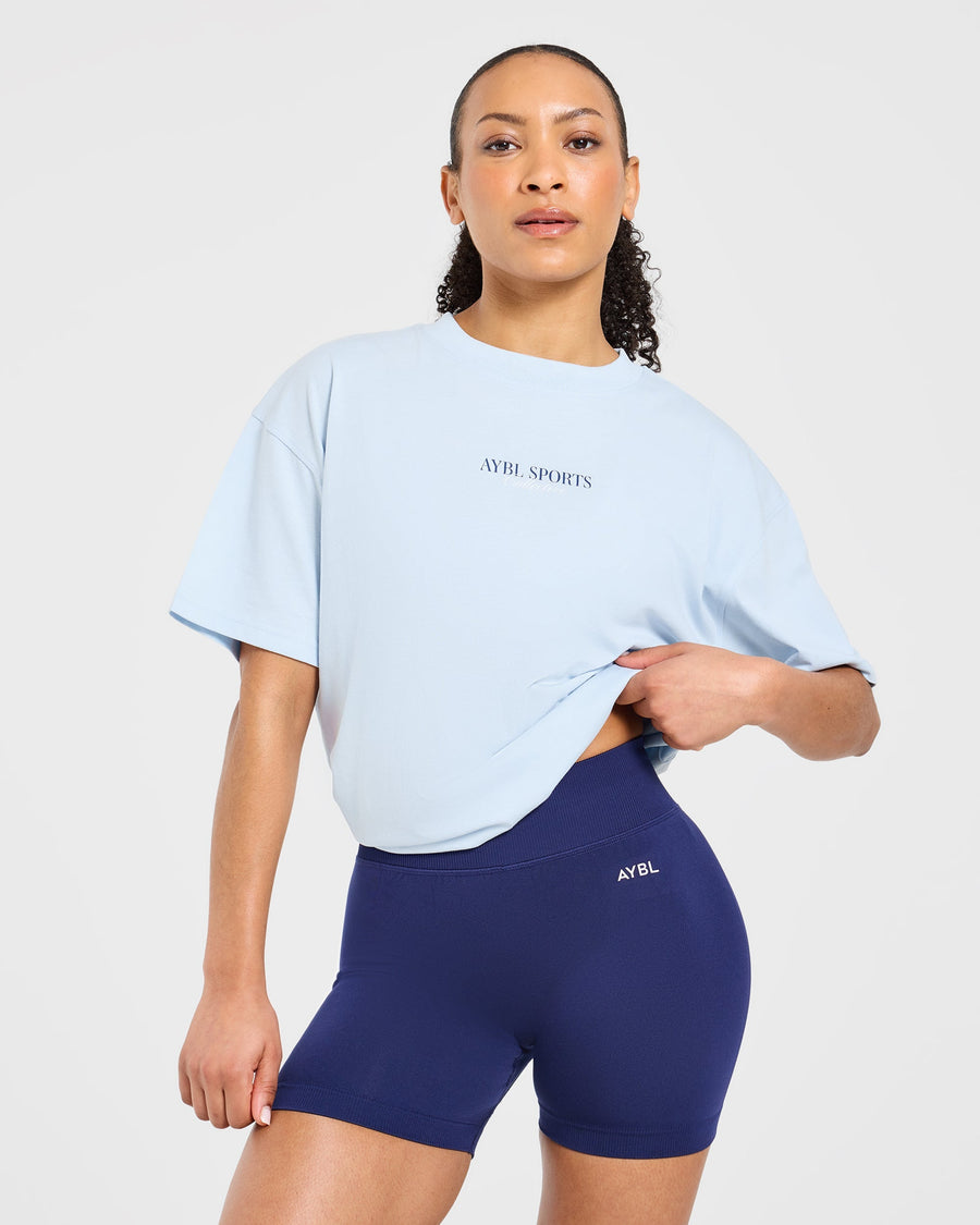 Sports Collective Oversized T Shirt - Bleu