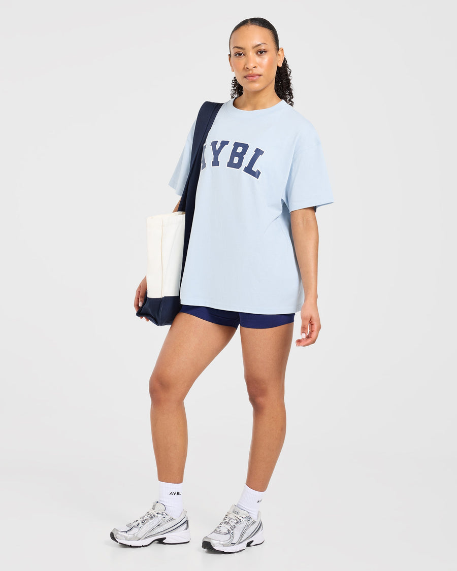 Varsity 2.0 Oversized T Shirt - Bleu