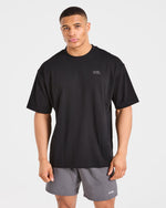 Training Dept. Illustration Oversized T Shirt - Noir
