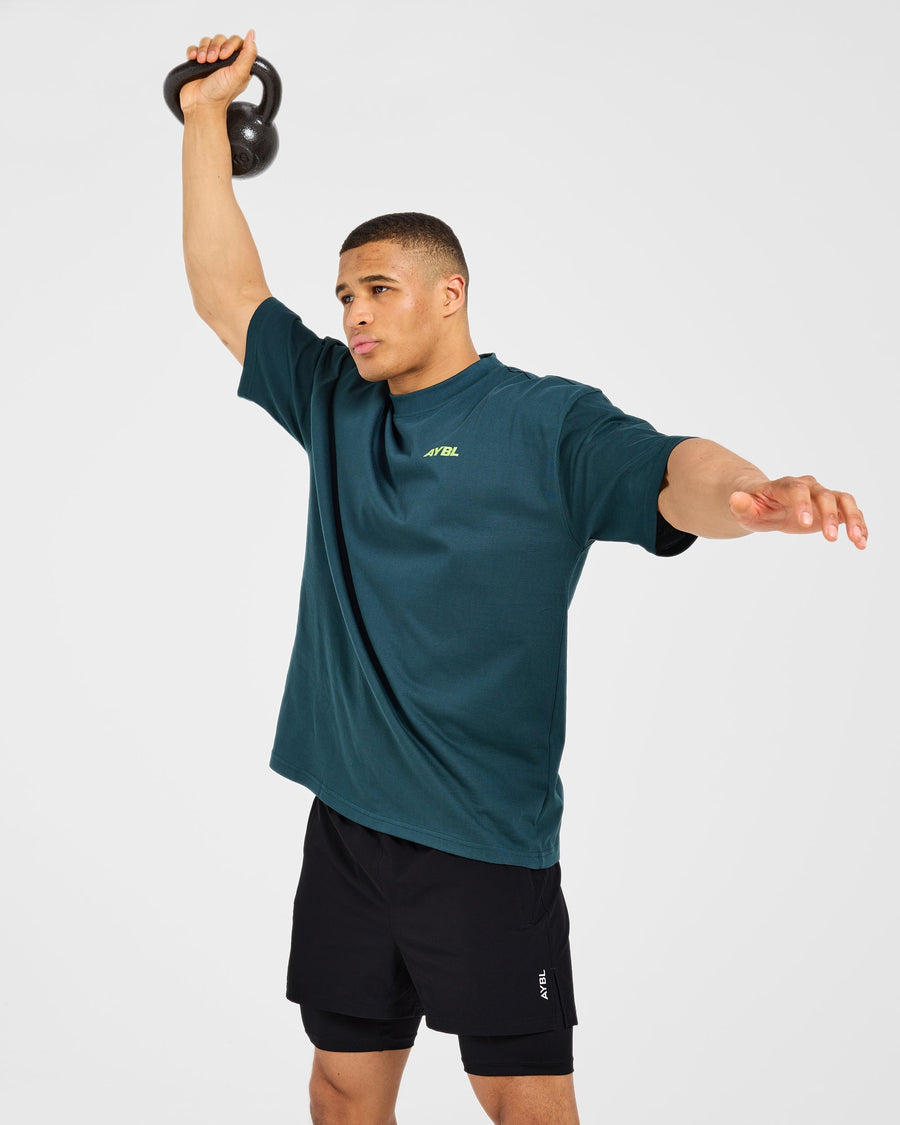 AYBL Sportswear 18 Oversized T Shirt - Teal Vert