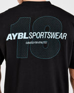 AYBL Sportswear 18 Oversized T Shirt - Noir