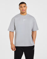 Lift Forge Oversized T Shirt - Storm Gris