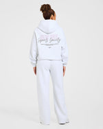 Sports Society Oversized Straight Leg Joggers - Heather Gris