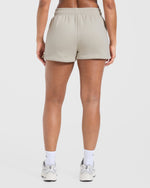 Sports Society Oversized Shorts - Sand